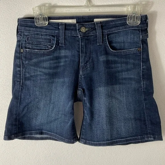 PILCRO & the Letterpress Stet Blue Jean Bermuda Shorts Sz 24 - Picture 1 of 5